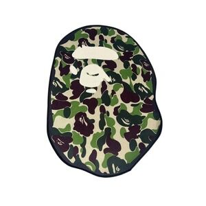 Bape Big Head Camo Rug Non Slip Back